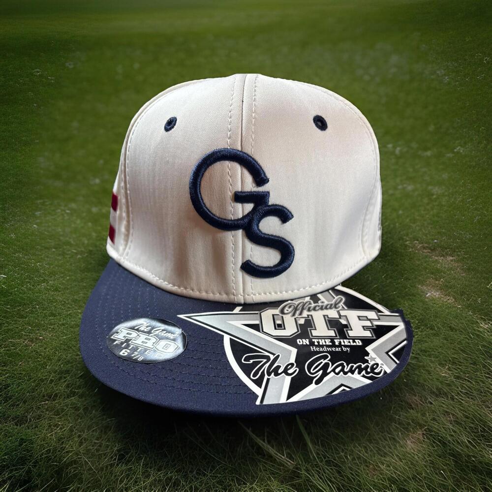 Georgia Southern Game Pro White Hat Size 6 7/8